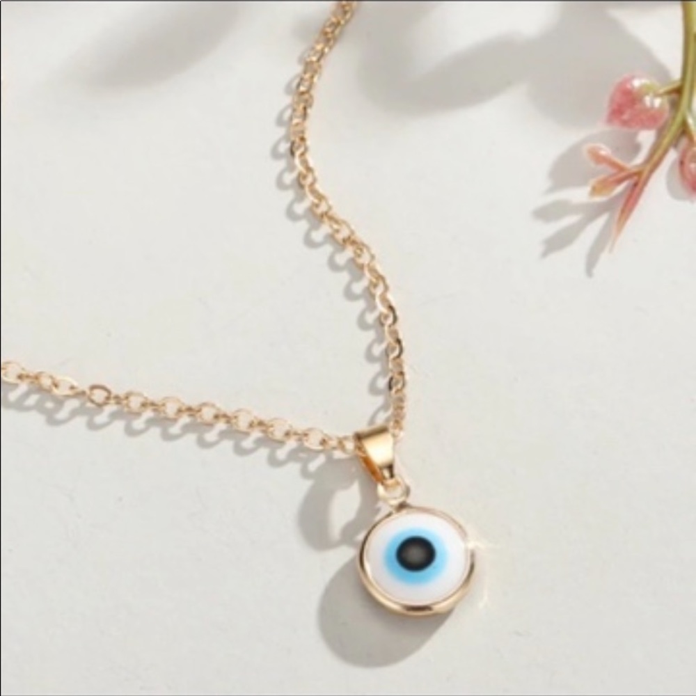 New Fashion Turkish Evil Eye Necklace Pendant Choker For Wome - Picture 1 of 4